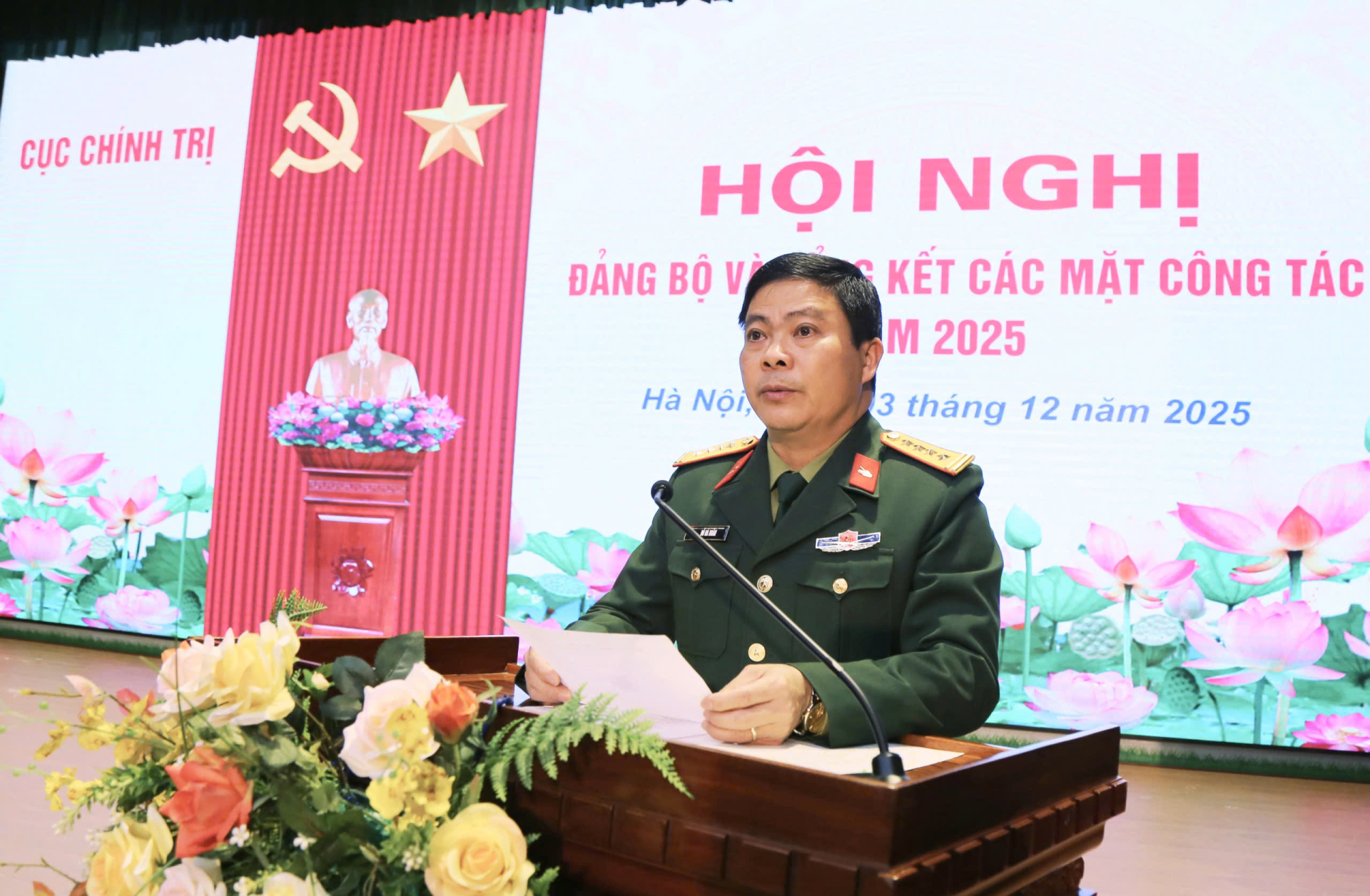 Hội nghị Đảng bộ Cục Chính trị và tổng kết các mặt công tác năm 2025